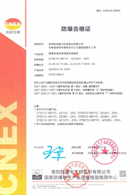 CNEx24.2656X DTBZ10-90FYC II�� �����ϸ�֤ ��Ч����2029��6��20��